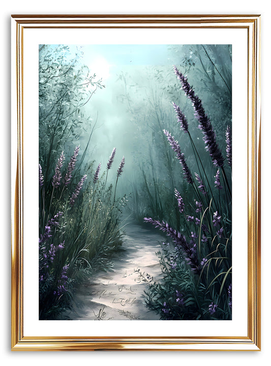 Lavender Flowers Art Print