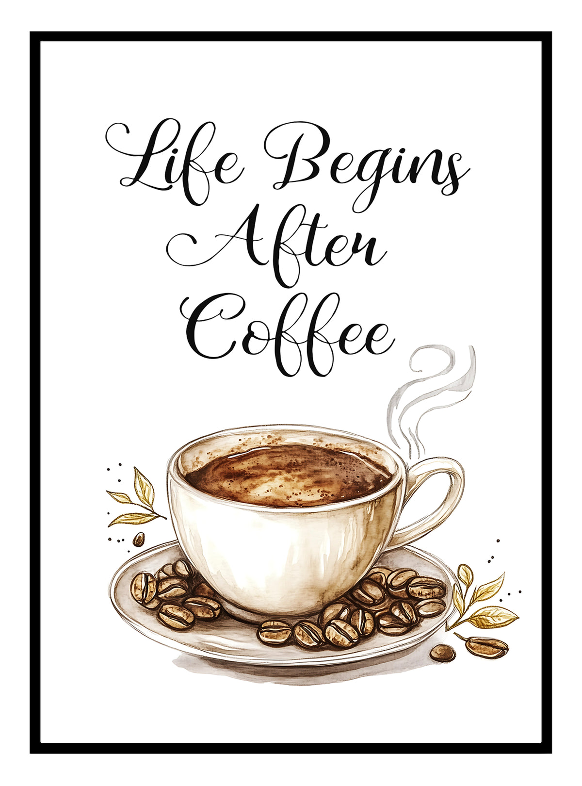 Life Begin Images Life Begins Art Print – Jasmine and Jade Interiors