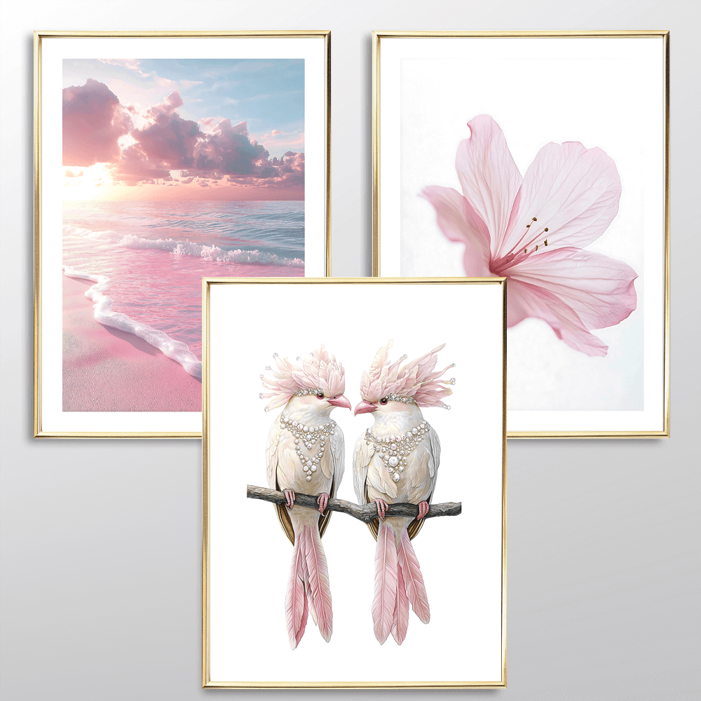 Lovebirds Art Print