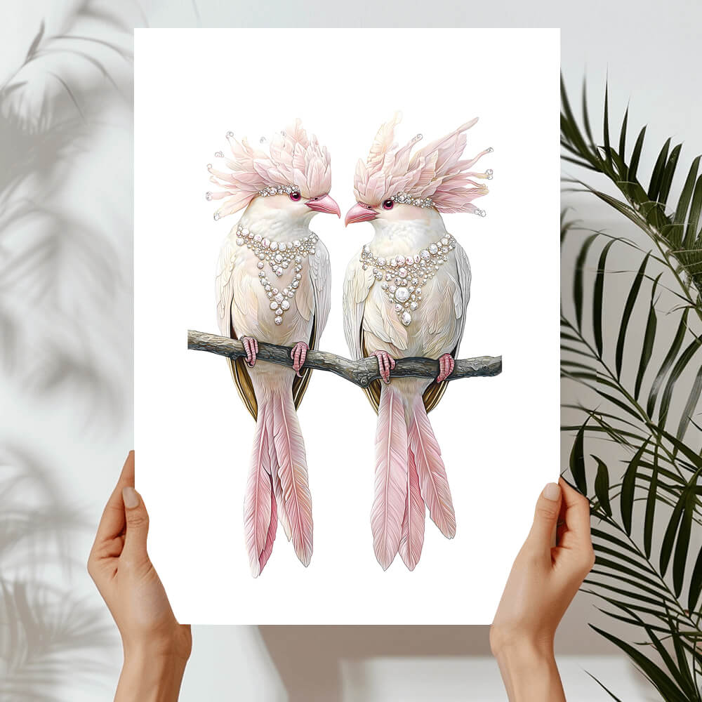 Lovebirds Art Print