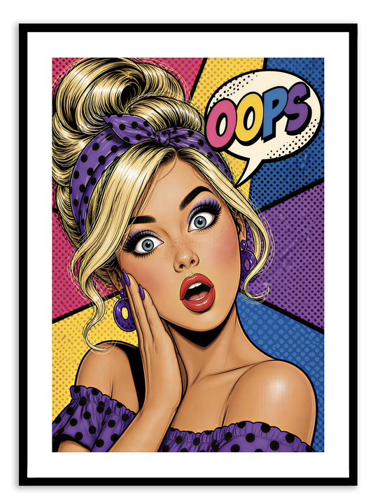 OOPS - Pop Art Print