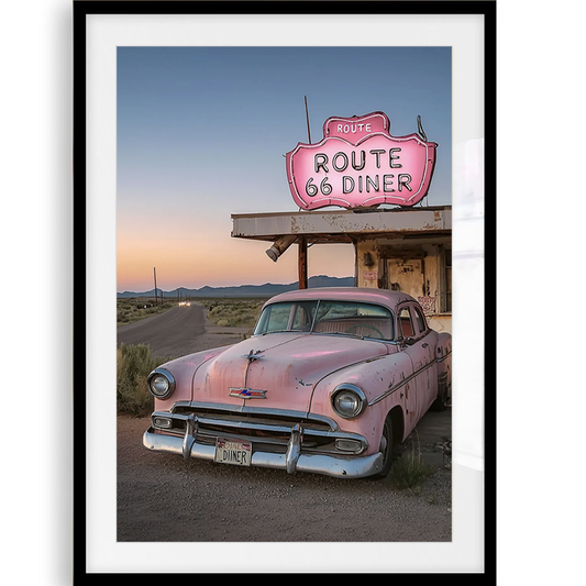 Route 66 Diner Art Print