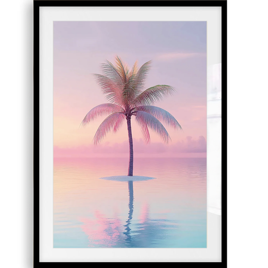 Sunset Palm Art Print