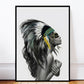 Apache Girl Art Print