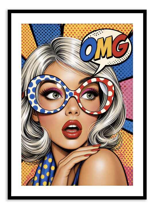 OMG - Pop Art Print