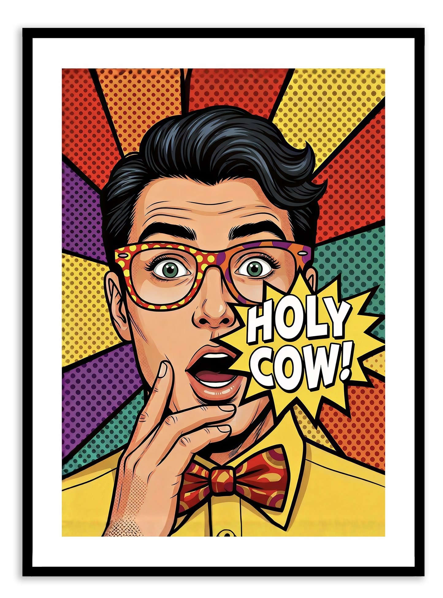 Bye - Pop Art-plakat
