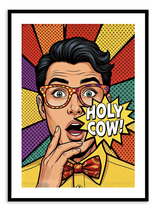 Holy Cow - Pop Art Print
