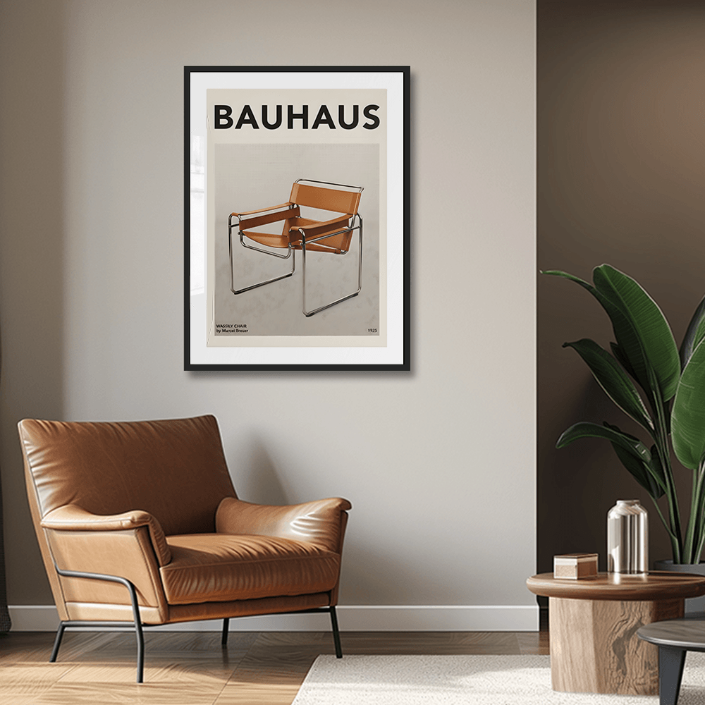 Bauhaus - Wassily stóll listprentun