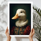 Vintage Duck Portrait – Renaissance Art Print