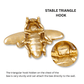 Golden Bee Wall Decor