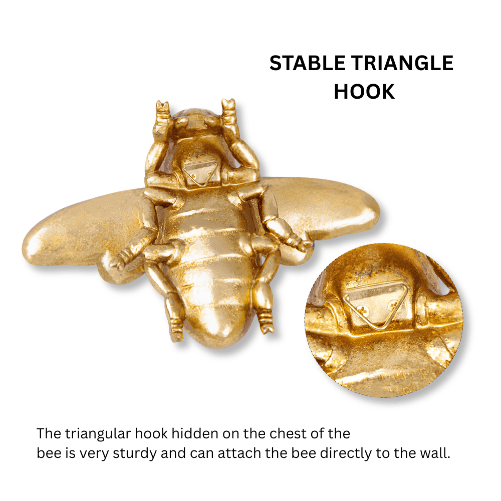 Golden Bee Wall Decor
