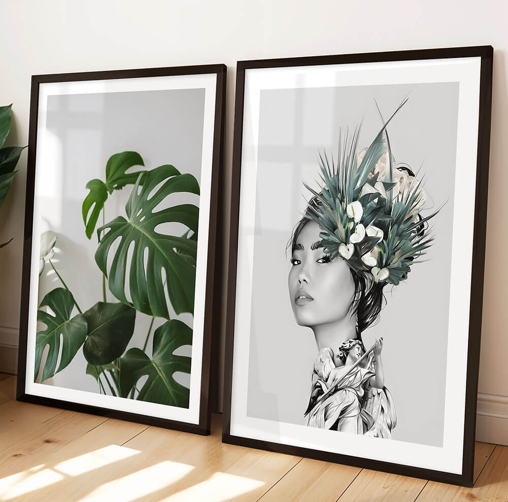 Botanical Girl (D) Art Print