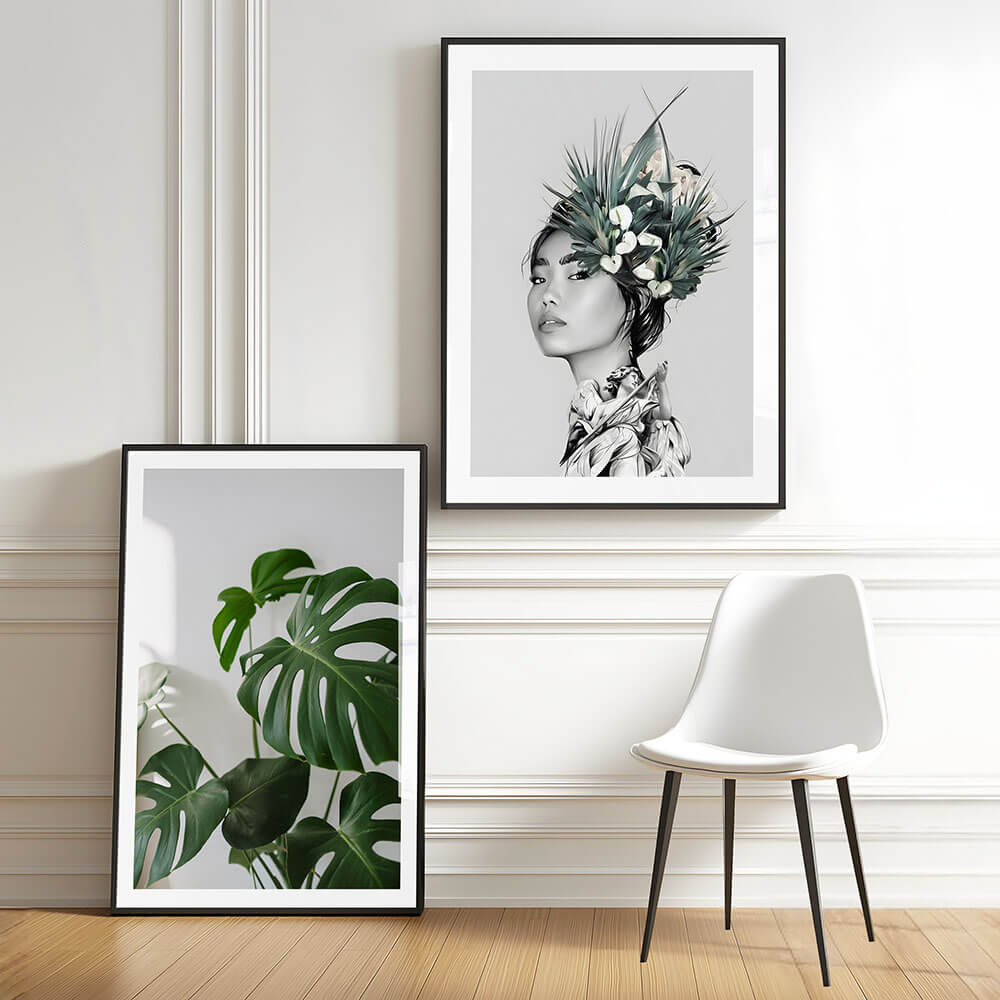 Botanical Girl (D) Art Print