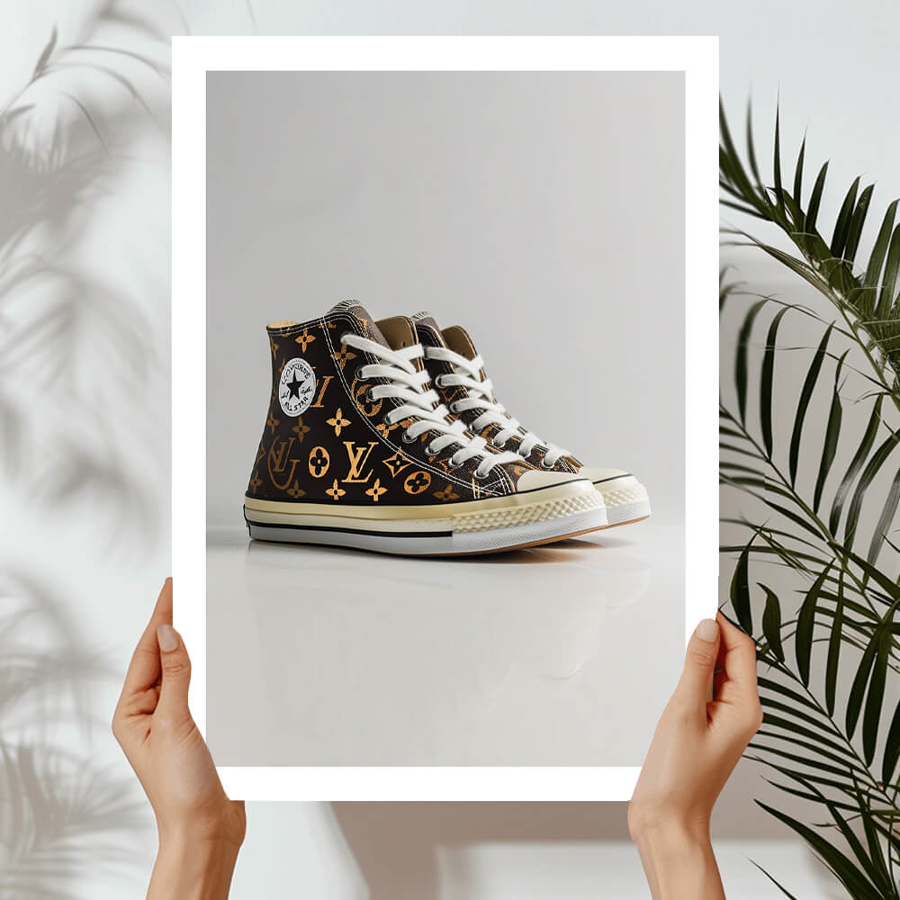 LV Sneakers Art Print