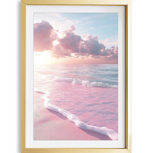 Pastel Beach Art Print