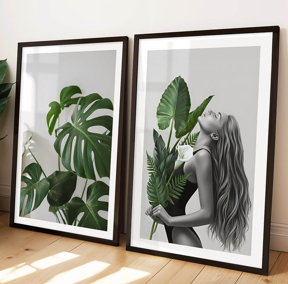 Botanical Girl (A) Art Print
