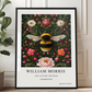 Inspirado en William Morris, Firmado - Estampado de Colibríes