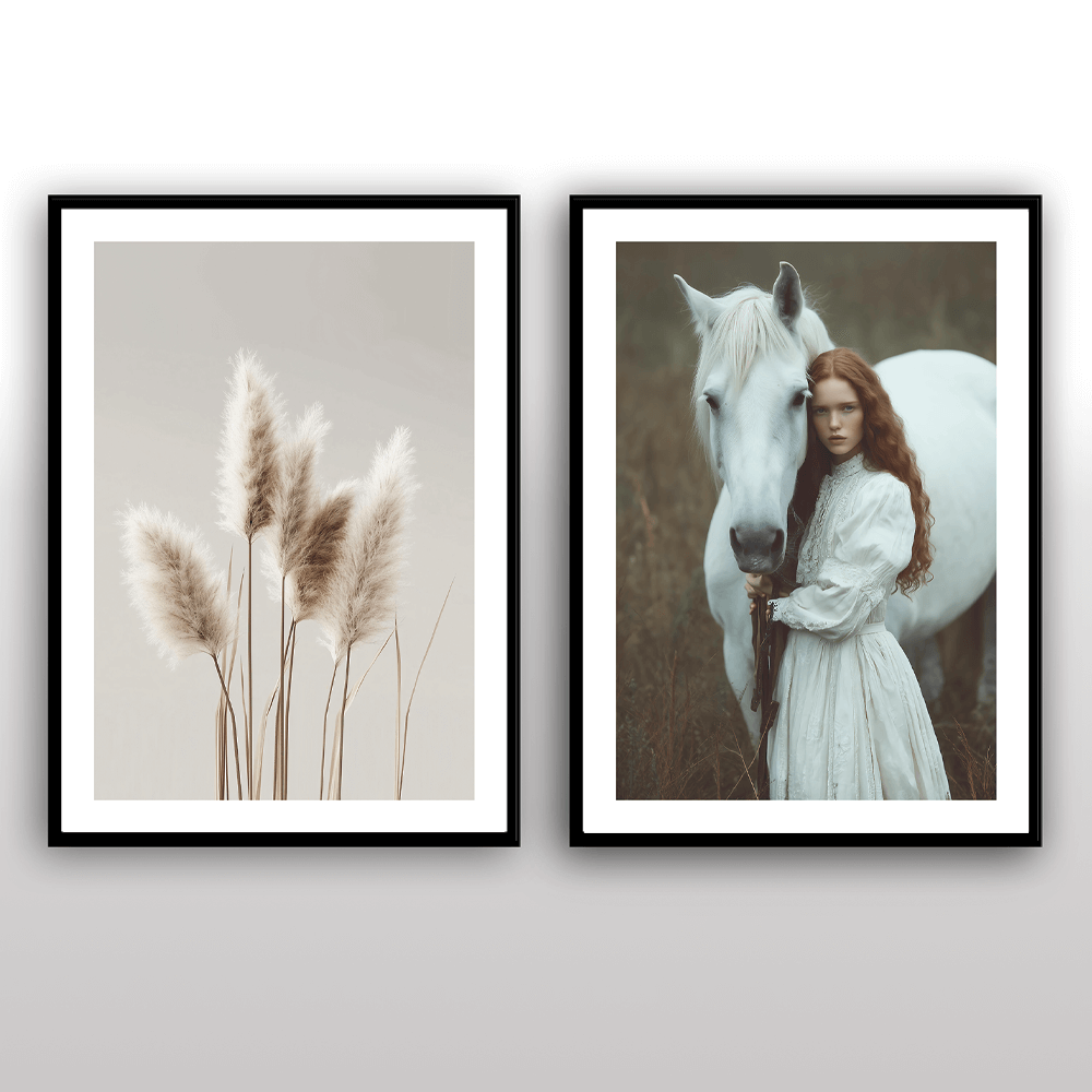 Boho Horse Art Print