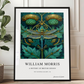 Inspirado en William Morris, Firmado - Estampado de Colibríes
