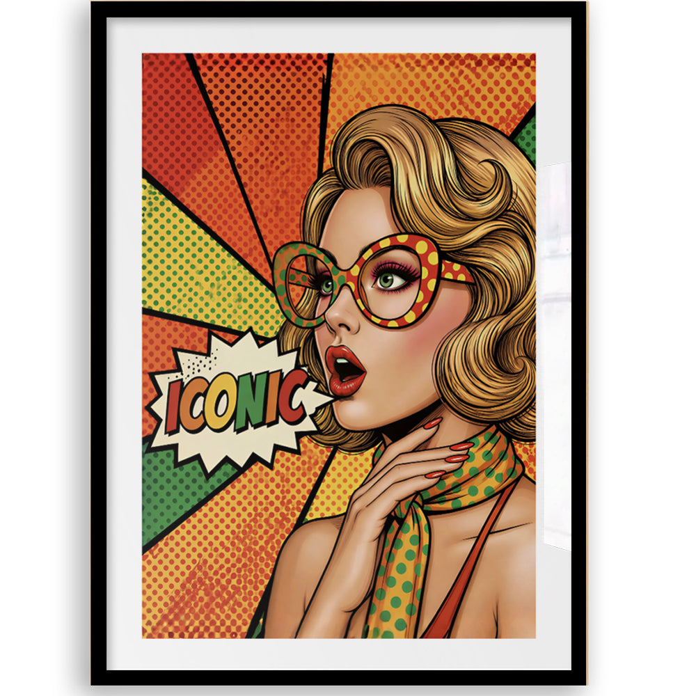 Blondie - Popartafdruk