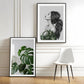 Botanisk jente (C) kunsttrykk
