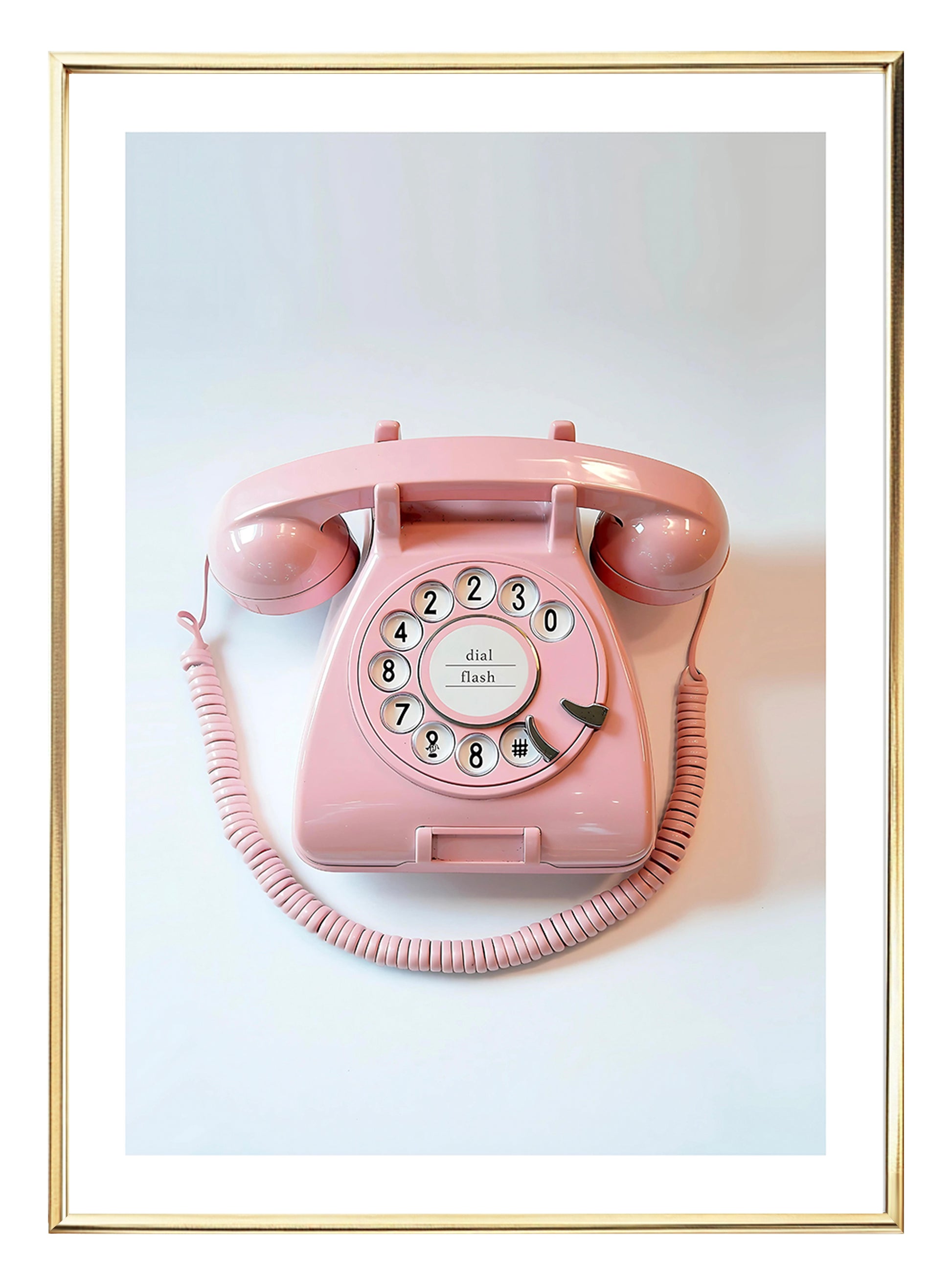 Retro Telephone Art Print