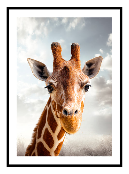 Cute Giraffe Art Print