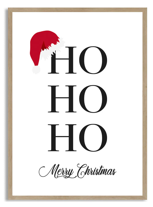 Ho Ho Ho, Christmas Print