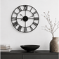 Modern Black Skeleton Wall Clock - 3 Colour Options