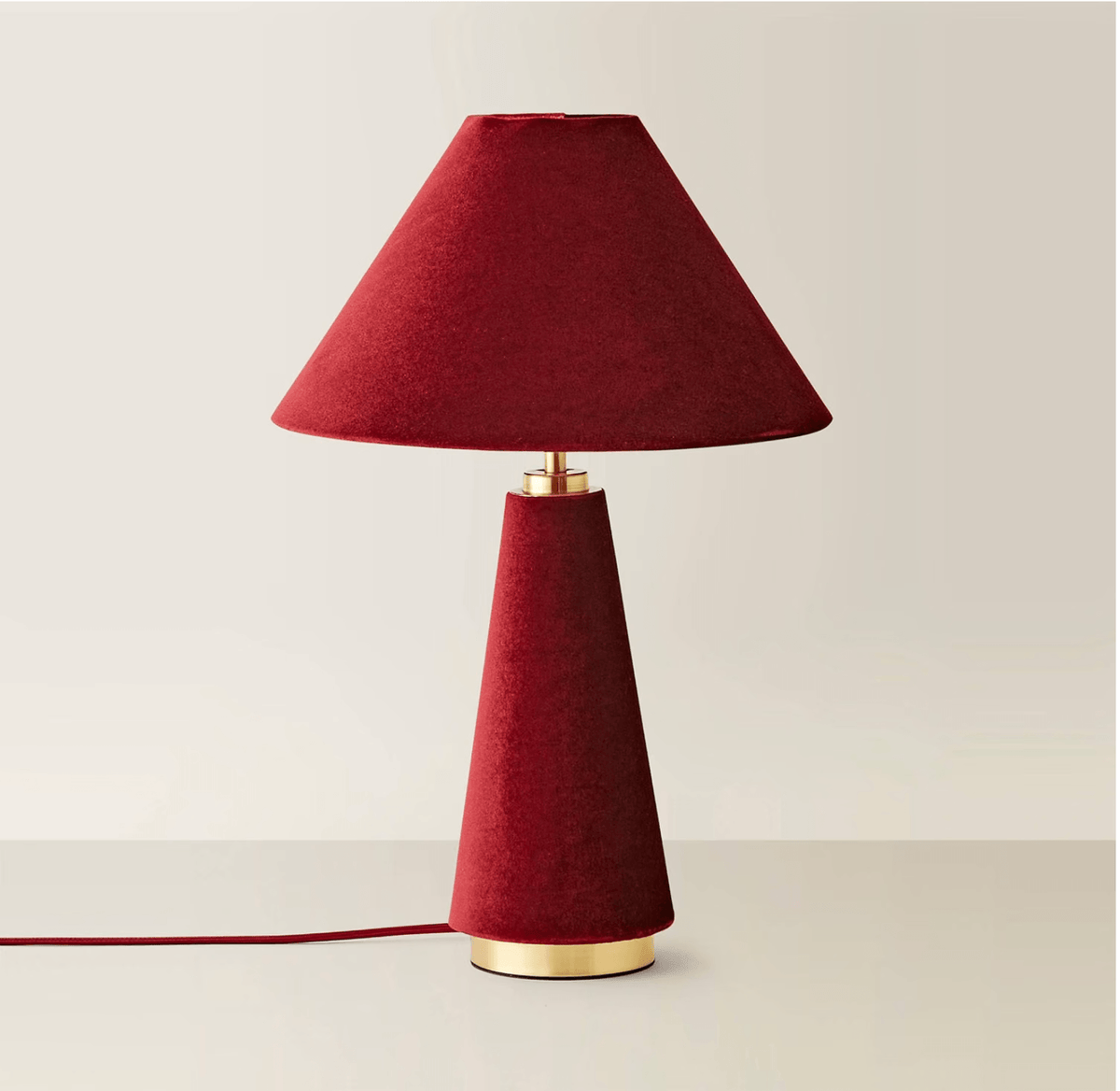 🎬 Lampe de table Venus Velvet - Style Maison de Big Brother – 3 couleurs