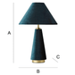 🎬 Lampe de table Venus Velvet - Style Maison de Big Brother – 3 couleurs