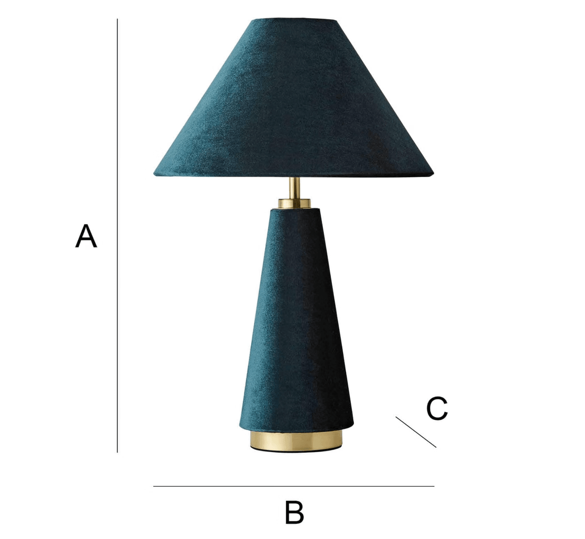 🎬 Lampe de table Venus Velvet - Style Maison de Big Brother – 3 couleurs