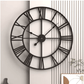 Gold, Black or Bronze Skeleton Wall Clock - 40cm or 60cm
