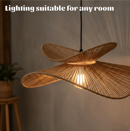 Cysgodlamp tlws crog Lotus Wabi Sabi