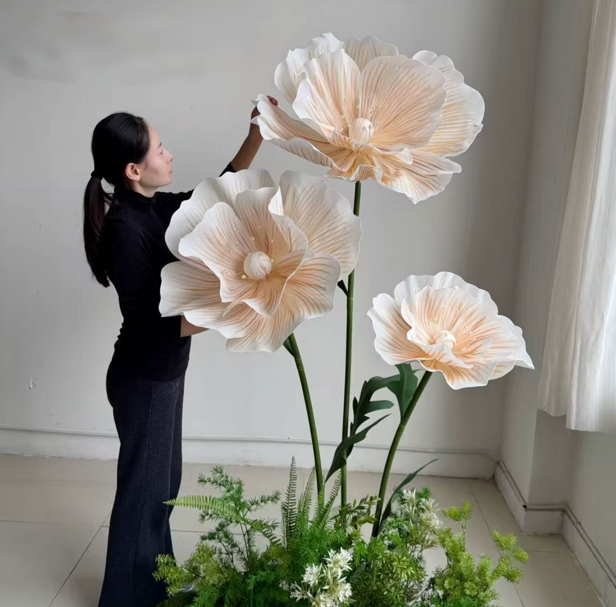 Fiori artificiali giganti finti 170cm