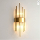 Lamp Wal Modern Crystal - Aur neu Ddu