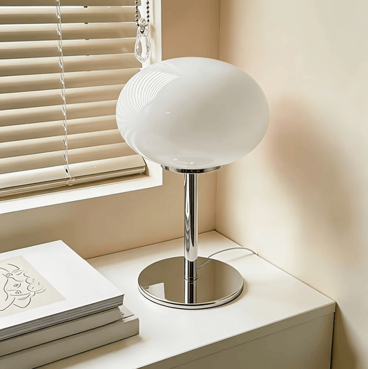 Retro Orb Glass Table Lamp - 4 Colours - USB