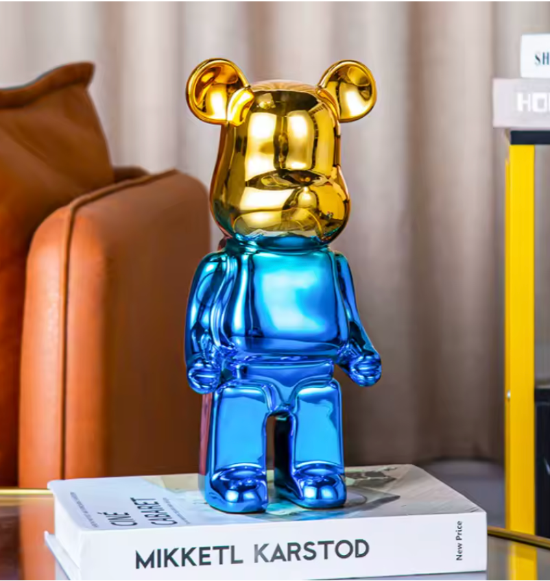 Bearbricks 400%  25cm Electroplated Action Figure - 11 Colours