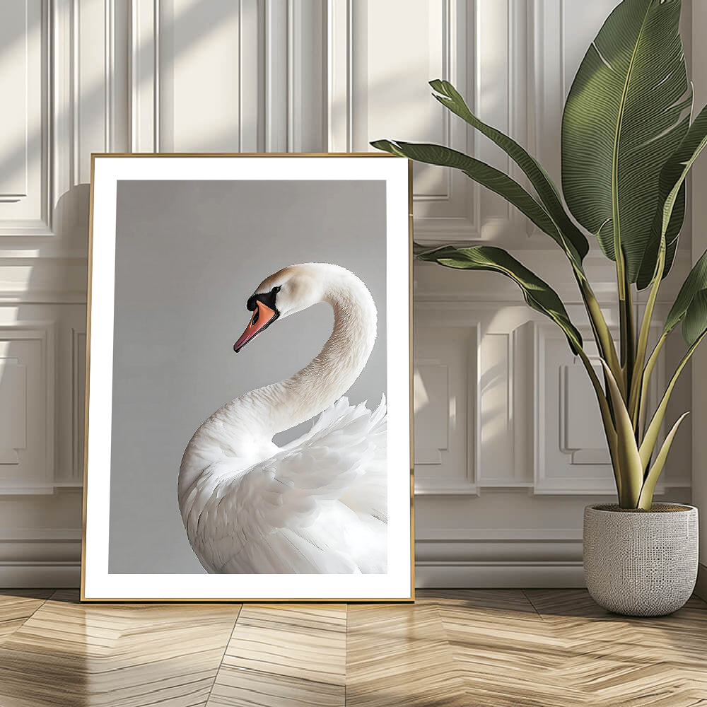 Serene Swan (M) Art Print