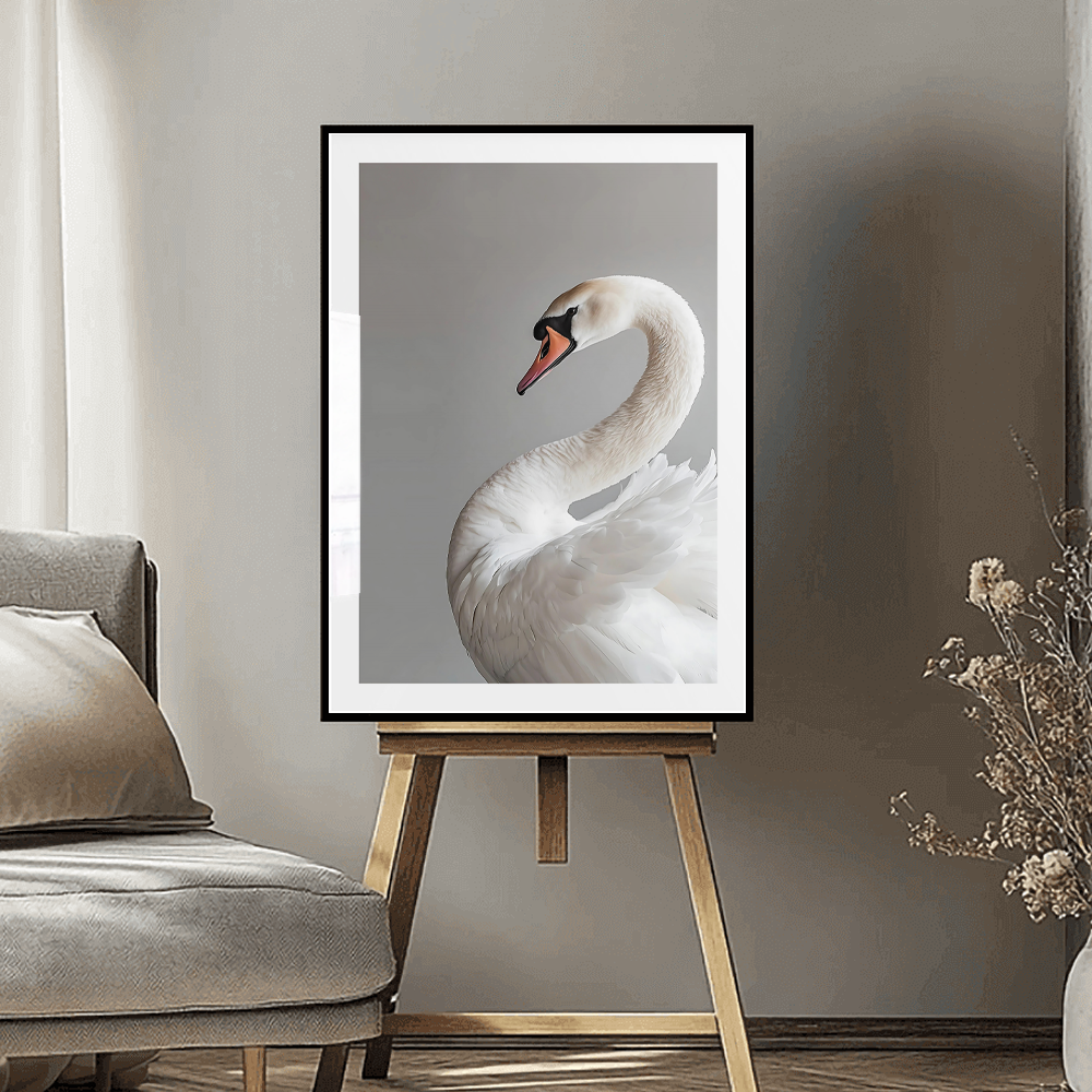 Serene Swan (M) Art Print