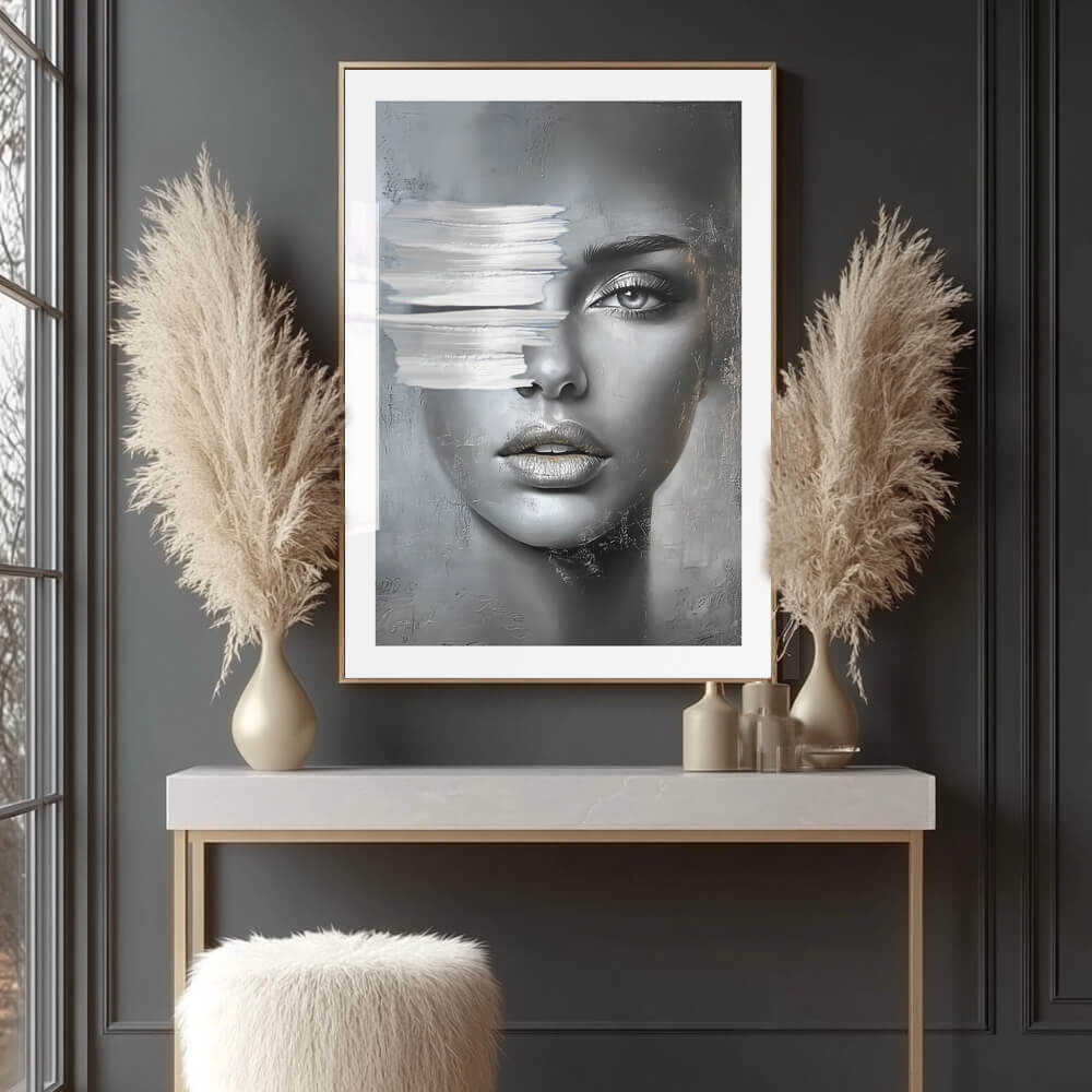 Silver Lady Art Print