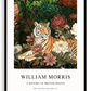 Inspirado en William Morris, firmado - Estampado de tigre de Bengala