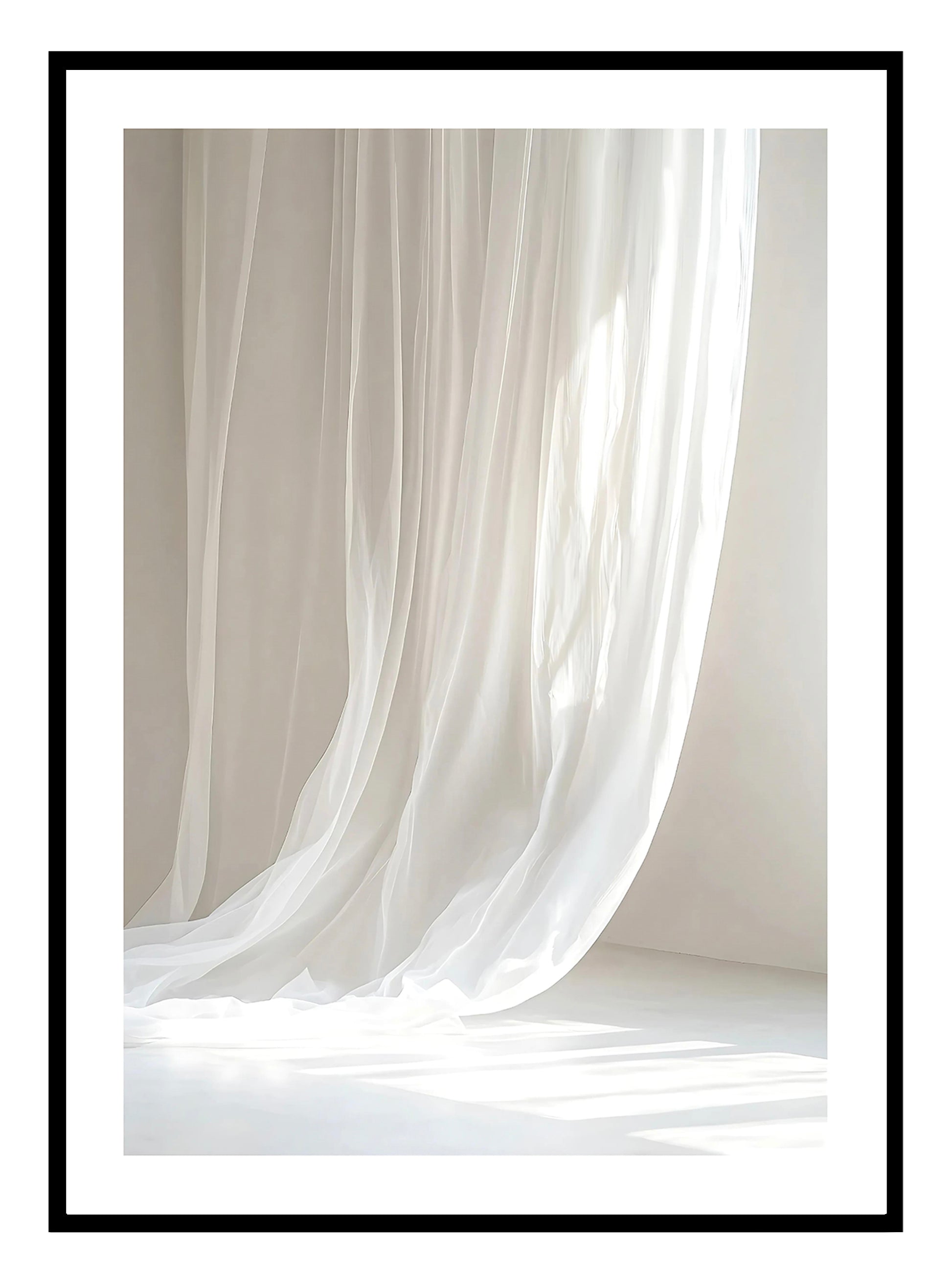 Voile Drapes Art Print