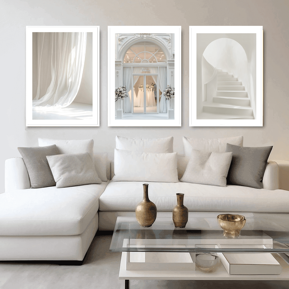 Voile Drapes Art Print