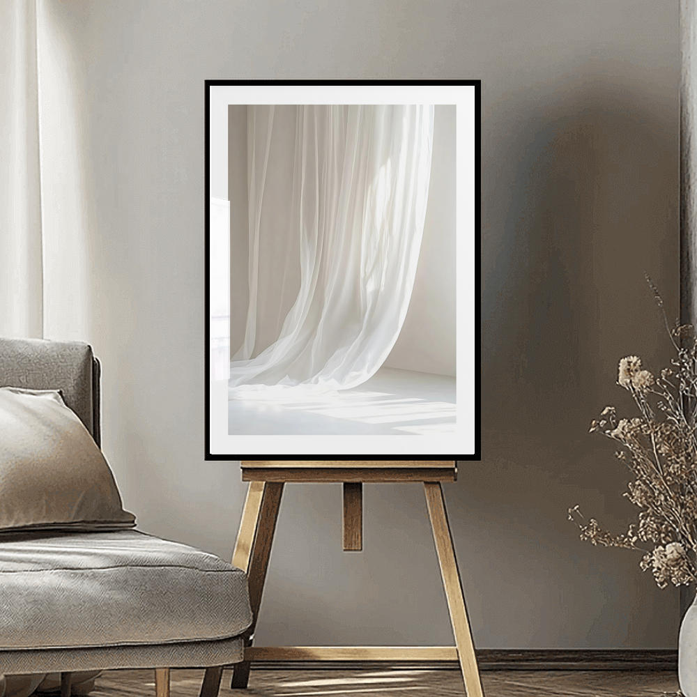 Voile Drapes Art Print