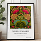 William Morris Inspired, Signed - Butterfly Flower Print