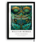 Lampu Seni Berbingkai LED Backlit William Morris - Capung