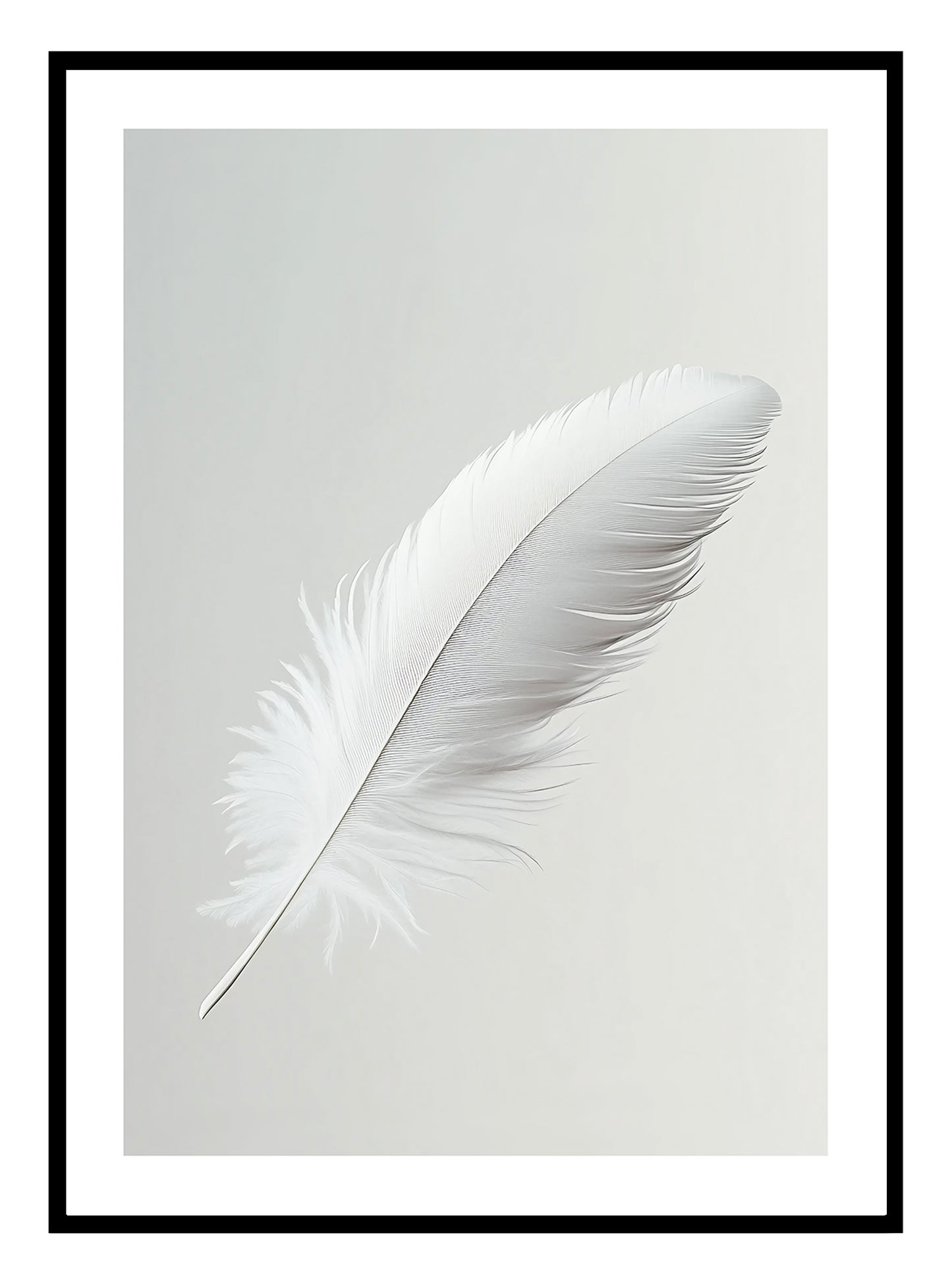 White Feather Art Print