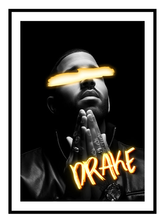 Neon Drake Art Print
