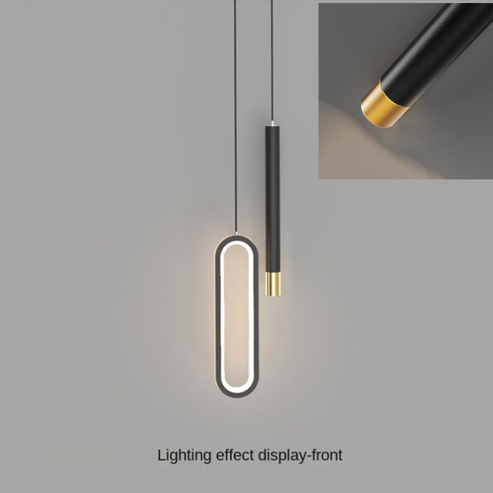 Lampe à suspension lustre minimaliste